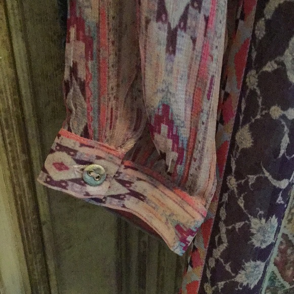 NWOT Soft Surroundings Southwestern Print Tunic - Picture 6 of 7